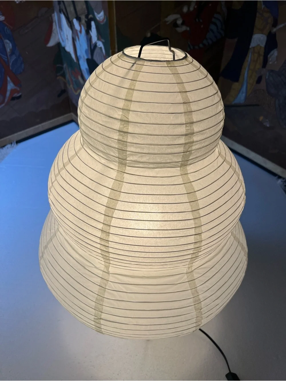 Nogy Akari Style Rice Paper Lamp Portable Table Floor Height 22